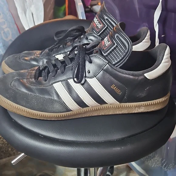 adidas gazelle silver green womens adidas Mens Samba Super Trainers – Get the Label main image 1